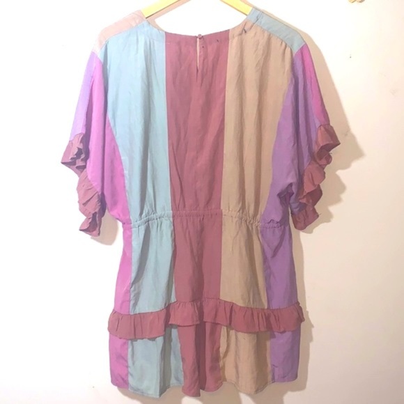 Storia Colorblock Ruffle Romper - Picture 7 of 7